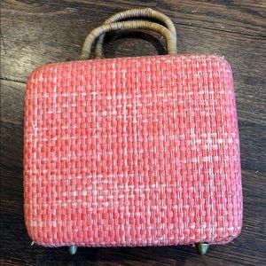 Vintage handmade pink handbag by Forsum